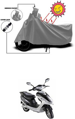 Wild Panther Two Wheeler Cover for BSA Motors(Smile, Grey)