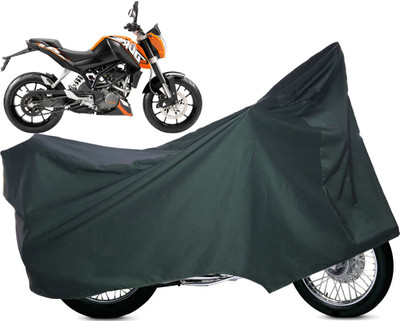 FCS Waterproof Two Wheeler Cover for KTM(Duke 200, Green)