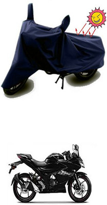 Coverit Two Wheeler Cover for Suzuki(Blue)