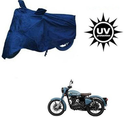 RPSENTTERPR Waterproof Two Wheeler Cover for Royal Enfield(Classic 350, Blue)