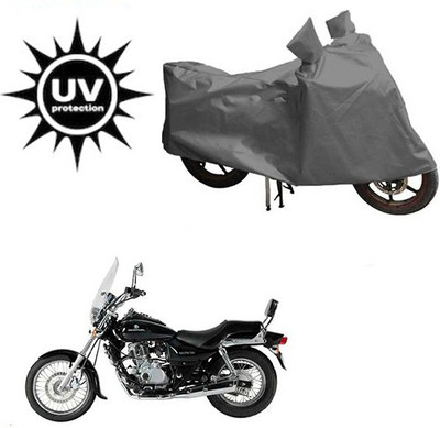 Atulit enterprises Waterproof Two Wheeler Cover for Bajaj(Avenger 220 DTS-i, Grey)