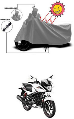 Coverit Two Wheeler Cover for Hero(Grey)