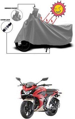 Wild Panther Two Wheeler Cover for Yamaha(Fazer, Grey)