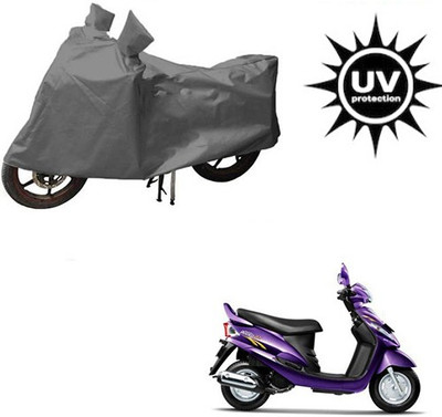 RPSENTTERPR Waterproof Two Wheeler Cover for Mahindra(Rodeo RZ, Grey)