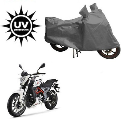 RPSENTTERPR Waterproof Two Wheeler Cover for DSK Benelli(TNT 25, Grey)