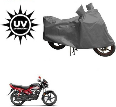 Atulit enterprises Waterproof Two Wheeler Cover for Honda(Dream Yuga, Grey)
