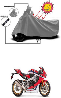 Coverit Two Wheeler Cover for Honda(CBR 1000RR, Grey)