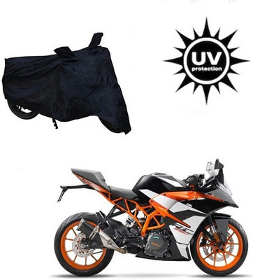 SRENTERPRISES Two Wheeler Cover for KTM(RD 350, Black)