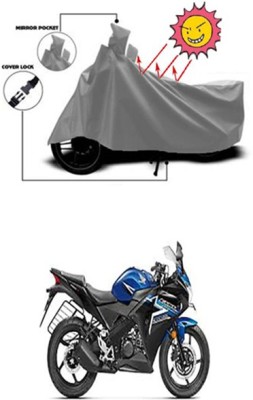 Coverit Two Wheeler Cover for Honda(CBR 150R, Grey)