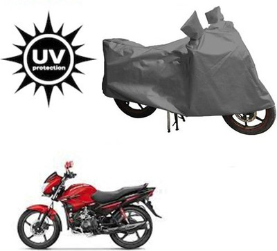 Atulit enterprises Waterproof Two Wheeler Cover for Hero(Glamour FI, Grey)