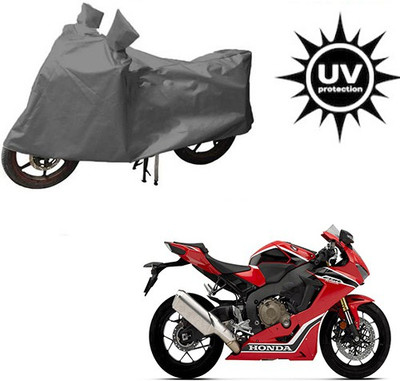 RPSENTTERPR Waterproof Two Wheeler Cover for Honda(CBR 1000RR, Grey)