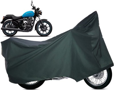 FCS Waterproof Two Wheeler Cover for Royal Enfield(Thunderbird 500, Green)