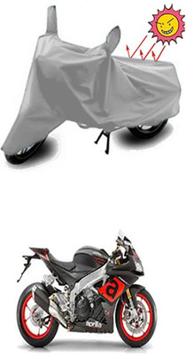 Coverit Two Wheeler Cover for Aprilia(Silver)
