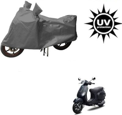 RPSENTTERPR Waterproof Two Wheeler Cover for Piaggio(Vespa LX, Grey)