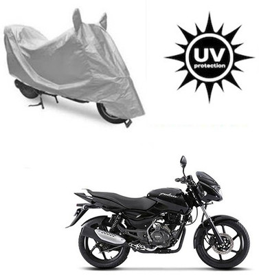 RPSENTTERPR Waterproof Two Wheeler Cover for Bajaj(Pulsar, Silver)