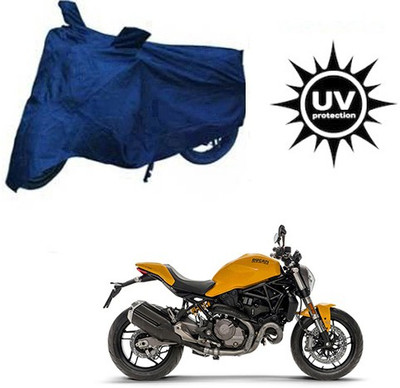RPSENTTERPR Waterproof Two Wheeler Cover for Ducati(Monster 821, Blue)