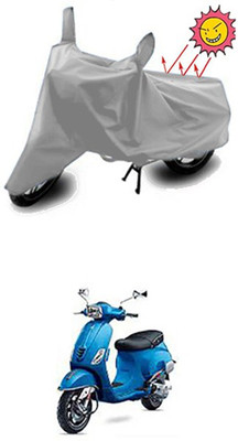 Coverit Two Wheeler Cover for Universal For Bike(Vespa SXL, Silver)