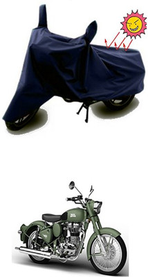 Coverit Two Wheeler Cover for Royal Enfield(Blue)