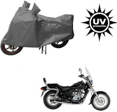 RPSENTTERPR Waterproof Two Wheeler Cover for Bajaj(Avenger 220 DTS-i, Grey)
