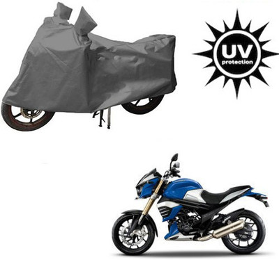 RPSENTTERPR Waterproof Two Wheeler Cover for Mahindra(MOJO XT 300, Grey)