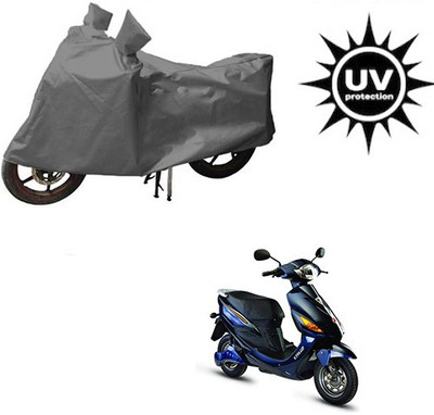 RPSENTTERPR Waterproof Two Wheeler Cover for Hero(Electric Cruz, Grey)