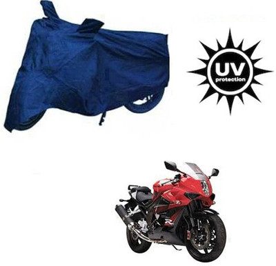 RPSENTTERPR Waterproof Two Wheeler Cover for Hyosung(GT650R, Blue)