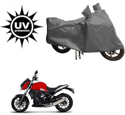 RPSENTTERPR Waterproof Two Wheeler Cover for Mahindra(Mojo, Grey)