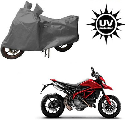 RPSENTTERPR Waterproof Two Wheeler Cover for Ducati(Hyperstrada, Grey)