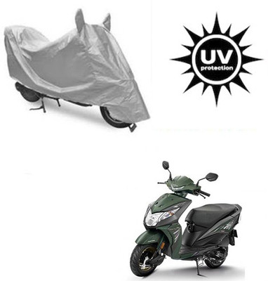 RPSENTTERPR Waterproof Two Wheeler Cover for Honda(Deo, Silver)