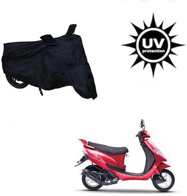MMSSTAR Waterproof Two Wheeler Cover for Mahindra(Kine, Black)