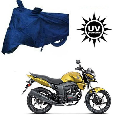 RPSENTTERPR Waterproof Two Wheeler Cover for Honda(CB Trigger, Blue)