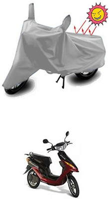 Wild Panther Two Wheeler Cover for Indus(Yo Electron, Silver)