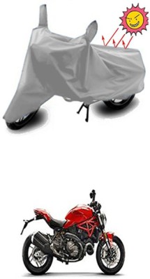 Wild Panther Two Wheeler Cover for Ducati(Monster 821, Silver)