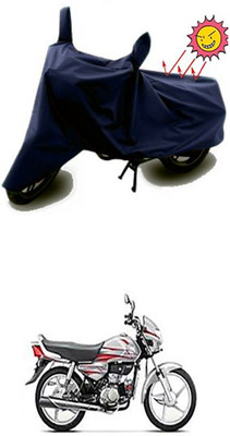 Coverit Two Wheeler Cover for Hero(HF Deluxe, Blue)