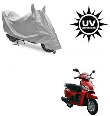 RPSENTTERPR Waterproof Two Wheeler Cover for Mahindra(Gusto, Silver)