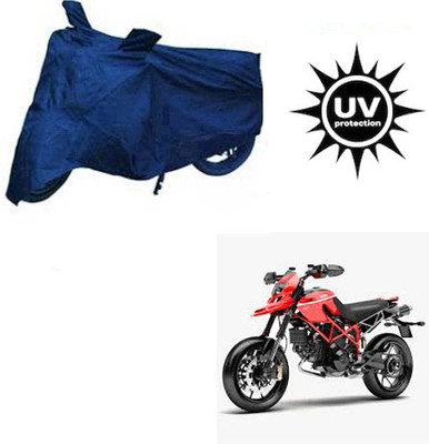 RPSENTTERPR Waterproof Two Wheeler Cover for Ducati(Hypermotard, Blue)