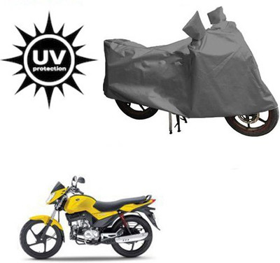 Atulit enterprises Waterproof Two Wheeler Cover for Mahindra(Stallio, Grey)