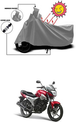 Coverit Two Wheeler Cover for Yamaha(SZ X, Grey)