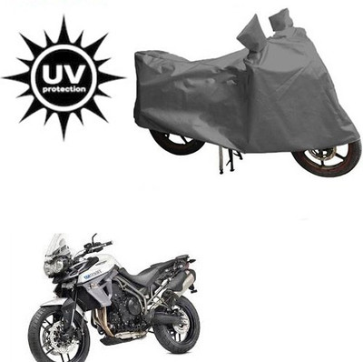 RPSENTTERPR Two Wheeler Cover for Triumph(Tiger 800 XR, Grey)