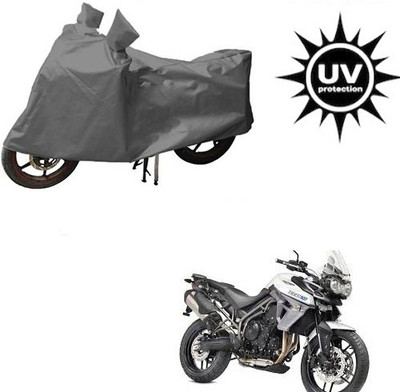 RPSENTTERPR Waterproof Two Wheeler Cover for Triumph(Tiger 800 XR, Grey)