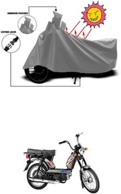 Wild Panther Two Wheeler Cover for TVS(Heavy Duty Super XL, Grey)