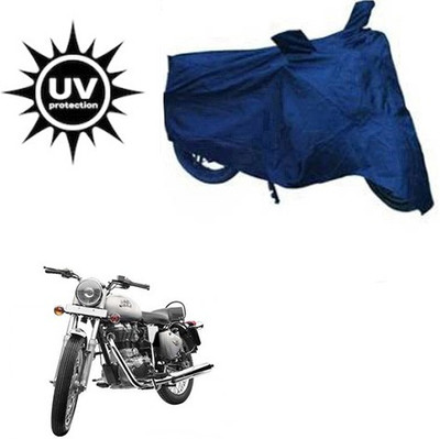 RPSENTTERPR Waterproof Two Wheeler Cover for Royal Enfield(Bullet 350, Blue)