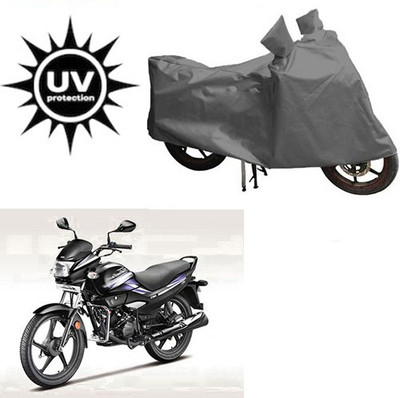 RPSENTTERPR Waterproof Two Wheeler Cover for Hero(Super Splendor, Grey)