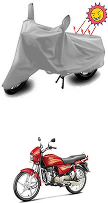 Coverit Two Wheeler Cover for Hero(Splendor, Silver)