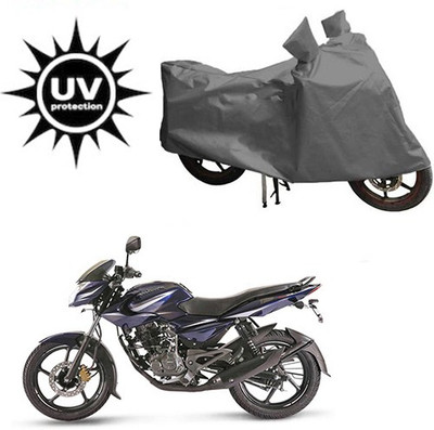 Atulit enterprises Waterproof Two Wheeler Cover for Bajaj(Pulsar 135 LS DTS-i, Grey)