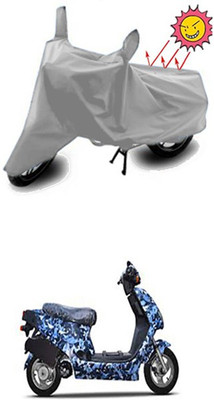 Wild Panther Two Wheeler Cover for Hero(Silver)
