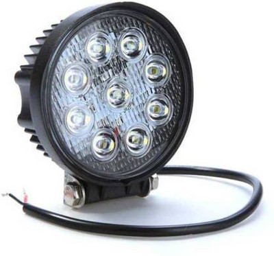 IMAD TRADING 9 led round Fog Lamp Motorbike, Car, Van LED (9 V, 15 W)(Universal For Bike, Universal For Car, Pack of 1)