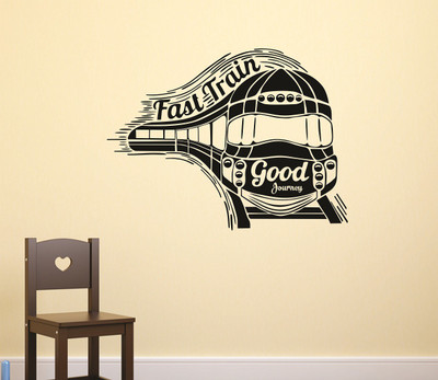 Wallzone 55 cm Good Journey Removable Sticker(Pack of 1)