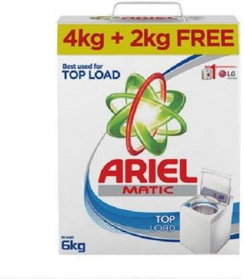 Ariel Top Load Detergent Powder 4KG + 2KG Detergent Powder(6 kg)