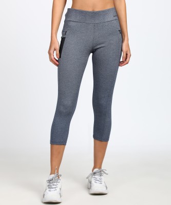 FRUIT OF THE LOOM Women Blue Capri